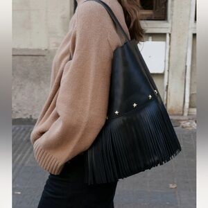 NWT New mercules BUCKET FRINGES  bag cross body /shoulder $545 insane deal!